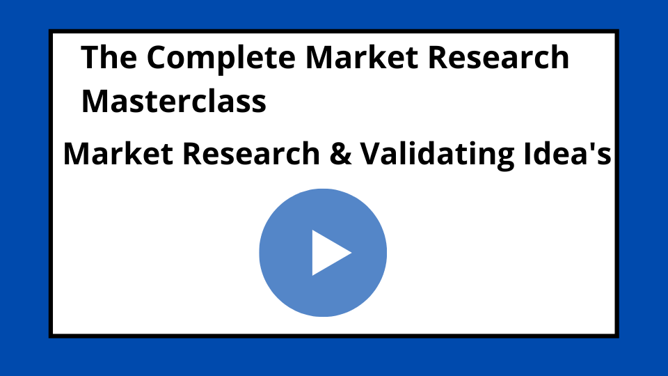 Marketing Research and Validating Idea's