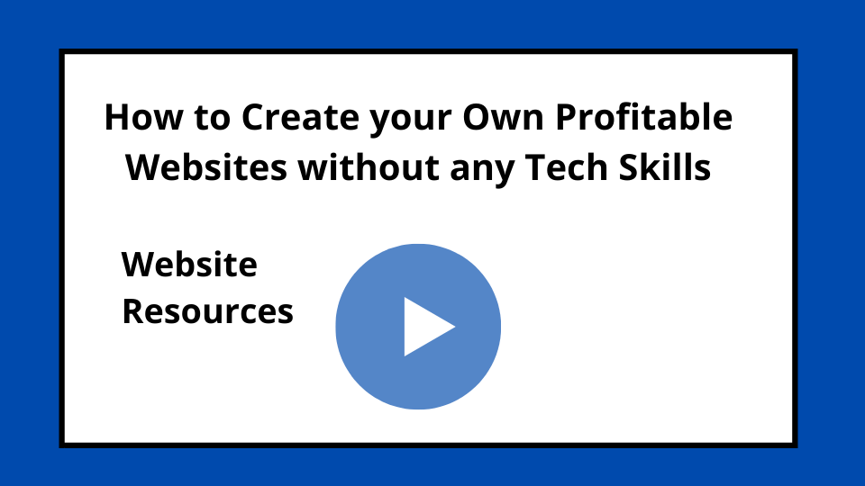 How to Create your own Profitable Websites without any Technical Skills (Software)